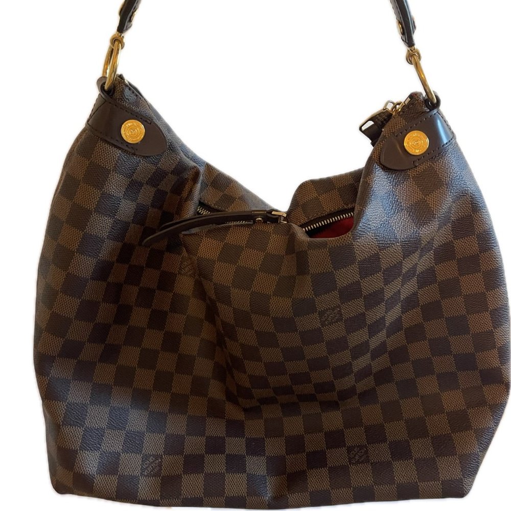 Louis Vuitton 100% Authentic Duomo Hobo Damier Ebene Bag